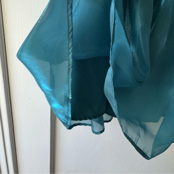 🔥CLEAR OUT🔥 NWT Teal Babydoll Dress Women’s Size Large - Picture 4 of 8